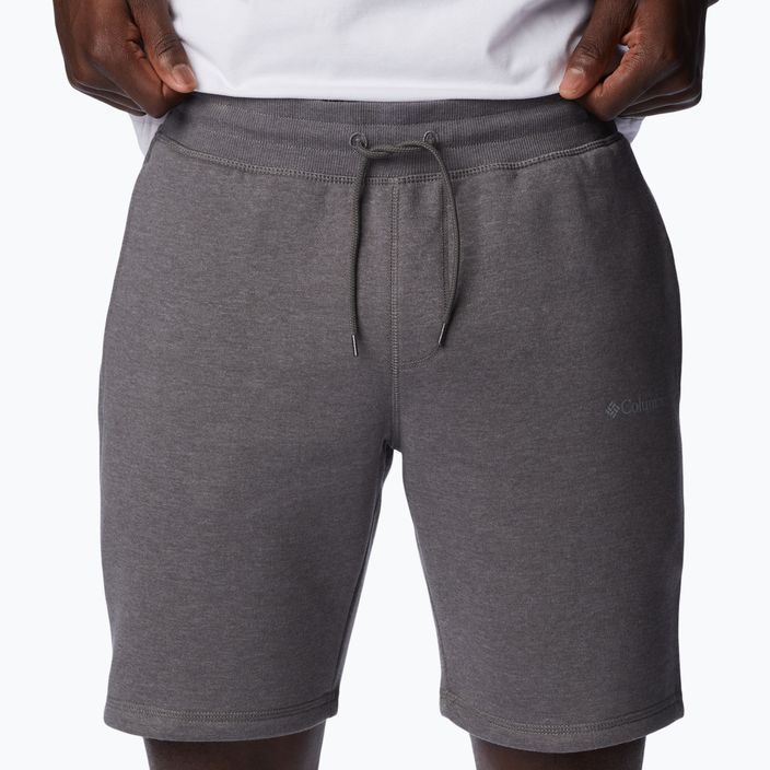 Мъжки къси панталони за трекинг Columbia Logo Fleece сиви 1884601023 5