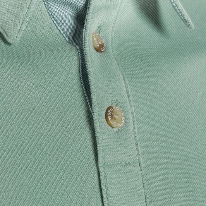 Поло блуза Columbia Nelson Point за мъже зелена 1772721350 9