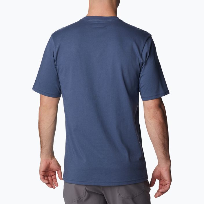 Мъжка тениска за трекинг Columbia CSC Basic Logo тъмносиня 1680053480 2