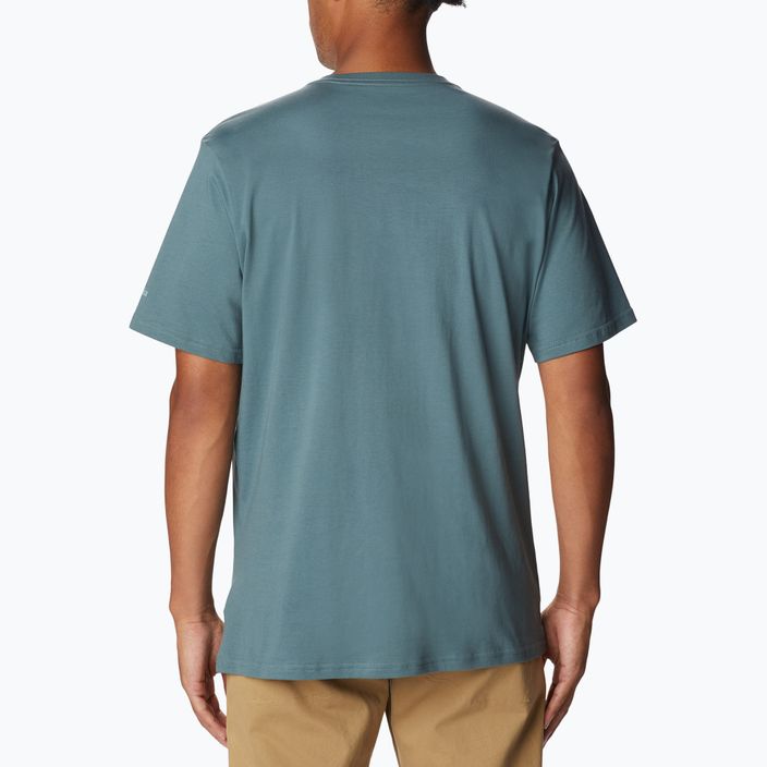 Columbia Rockaway River Graphic мъжка риза за трекинг зелена 2022181 2