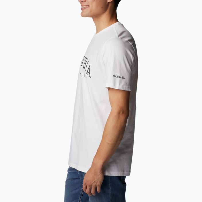 Columbia Rockaway River Graphic мъжка риза за трекинг бяла 2022181 4