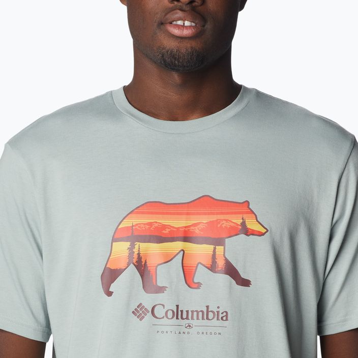 Columbia Rockaway River Graphic мъжка риза за трекинг зелена 2036401 4