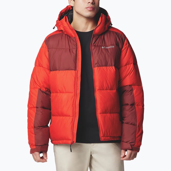 Мъжко пухено яке Columbia Pike Lake II Hooded sail red/ spice