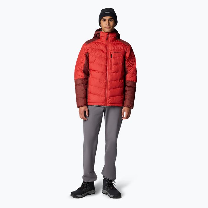 Мъжко пухено яке Columbia Labyrinth Loop II Hooded sail red/ spice 2