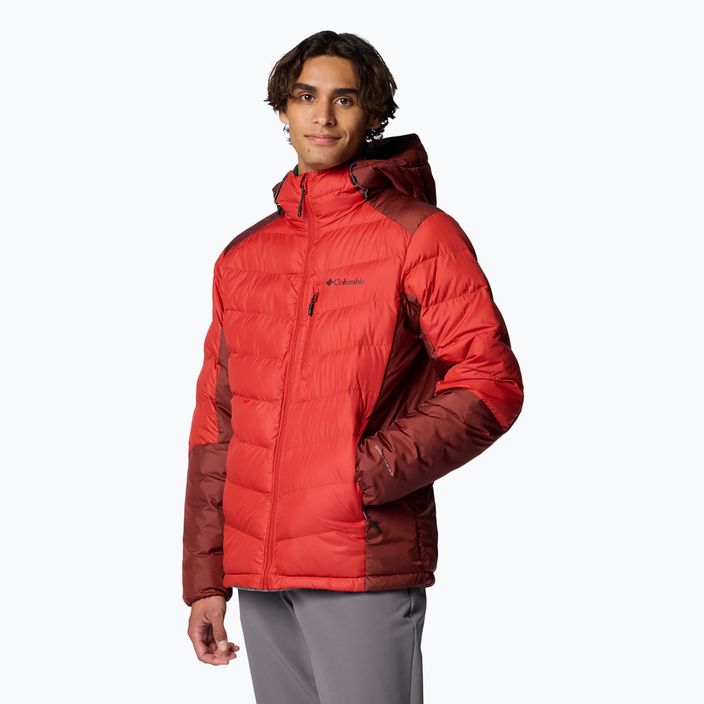 Columbia Labyrinth Loop II Hooded sail red/ spice мъжко пухено яке 4