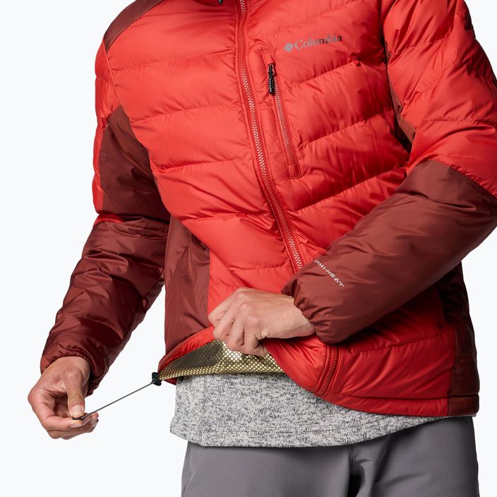 Columbia Labyrinth Loop II Hooded sail red/ spice мъжко пухено яке 8