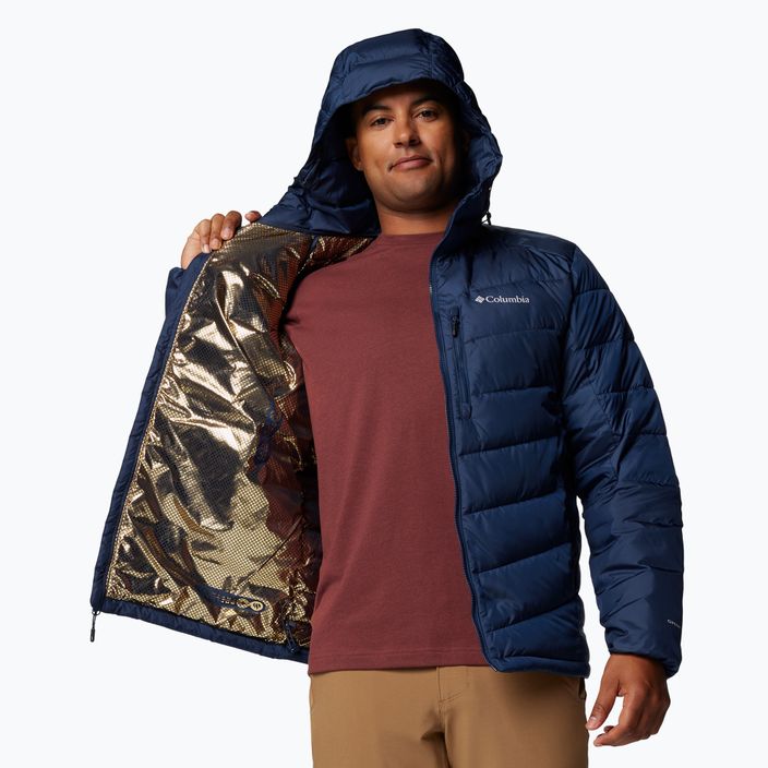 Мъжко пухено яке Columbia Labyrinth Loop II Hooded collegiate navy 6