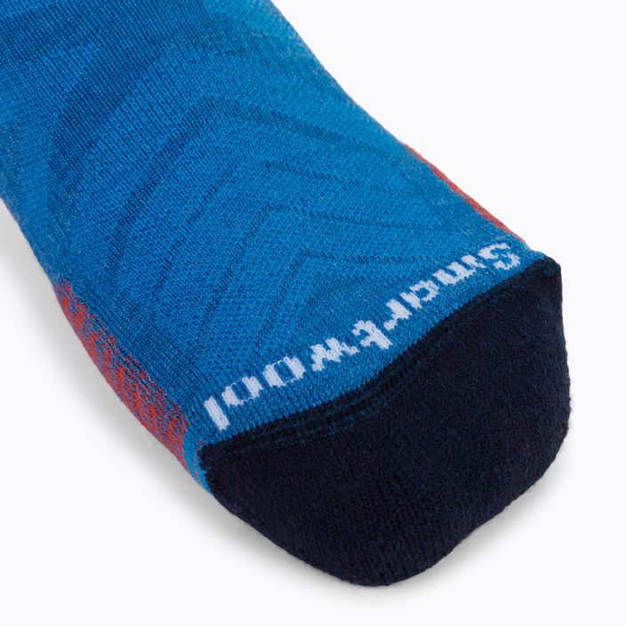 Smartwool Hike Light Cushion Чорапи за трекинг до глезена синьо-оранжеви SW001611E18 4