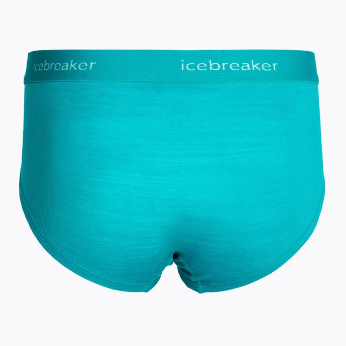 Дамски термални боксерки Icebreaker Sprite hot flux green 2