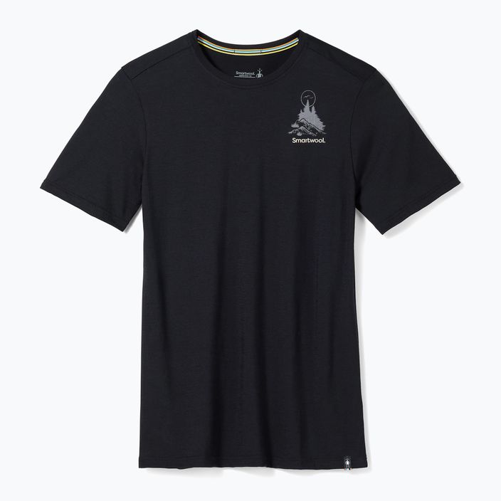 Мъжка тениска Smartwool Wilderness Summit Graphic Tee trekking shirt black 16673 4