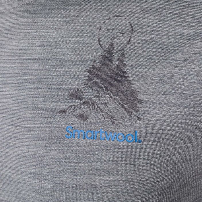 Мъжка тениска Smartwool Wilderness Summit Graphic Tee trekking shirt light grey 16673 6