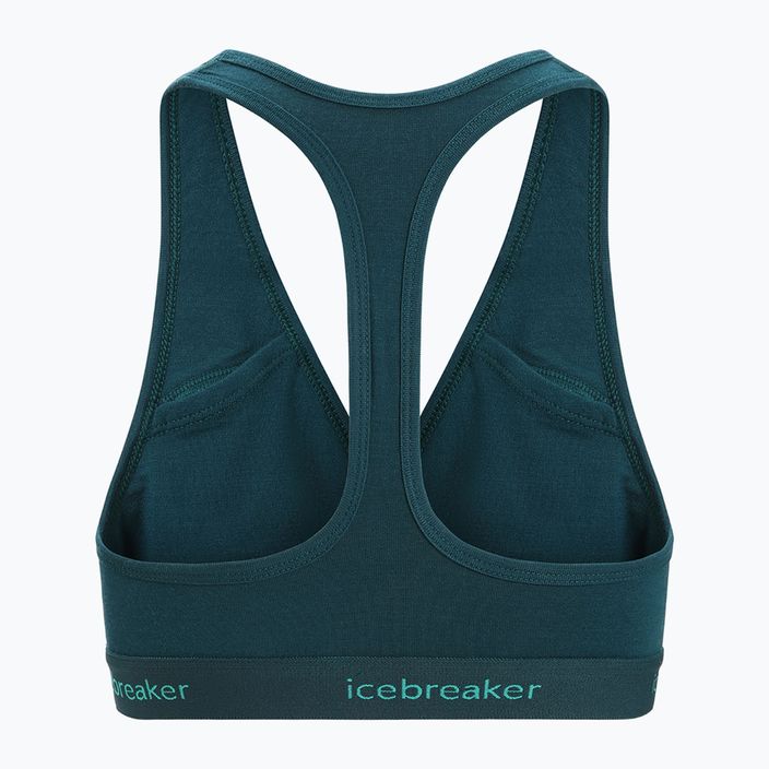 Icebreaker Sprite термо сутиен с раменни гърбове зелен 103020 7
