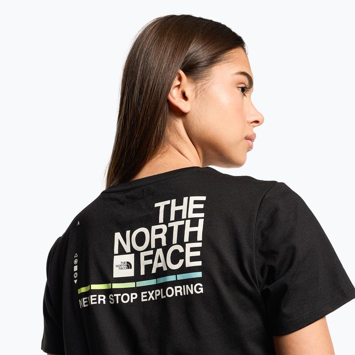 Дамска тениска за трекинг The North Face Foundation Graphic black NF0A55B2R0G1 3