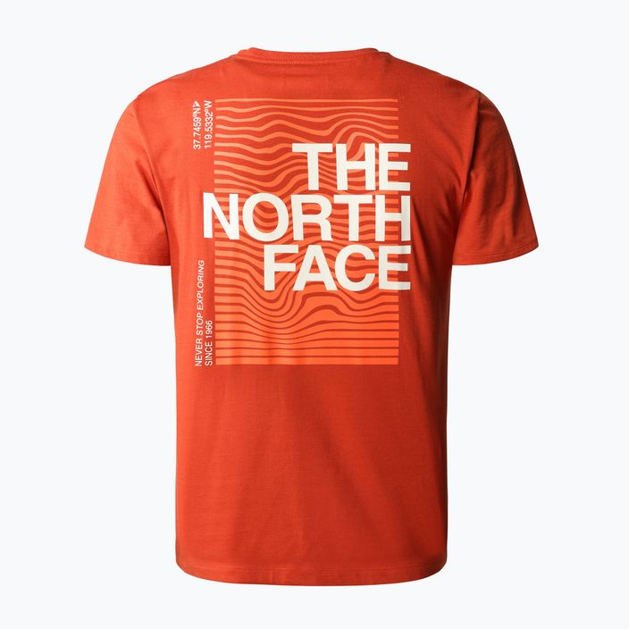 Мъжка тениска за трекинг The North Face Foundation Graphic orange NF0A55EFLV41 2