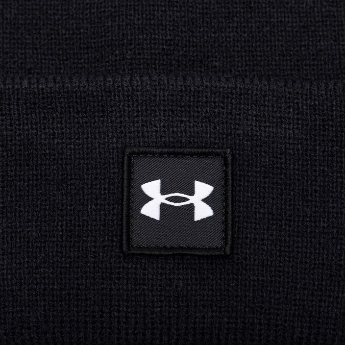 Мъжка шапка Under Armour Halftime Cuff black/white 4