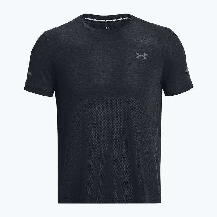 Мъжка тениска за бягане Under Armour Seamless Stride black/reflective 5