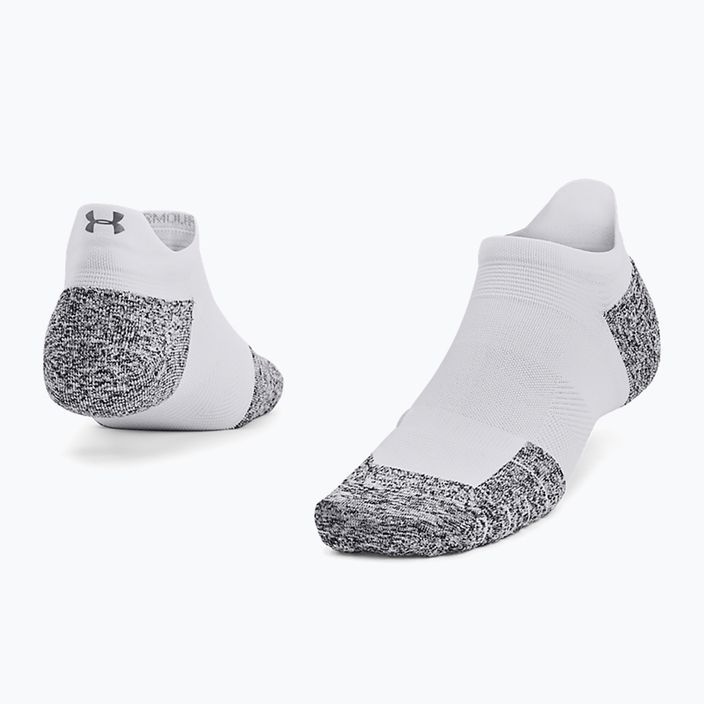 Чорапи за тренировка Under Armour Ad Run Cushion 1Pk NS Tab white/halo gray/reflective