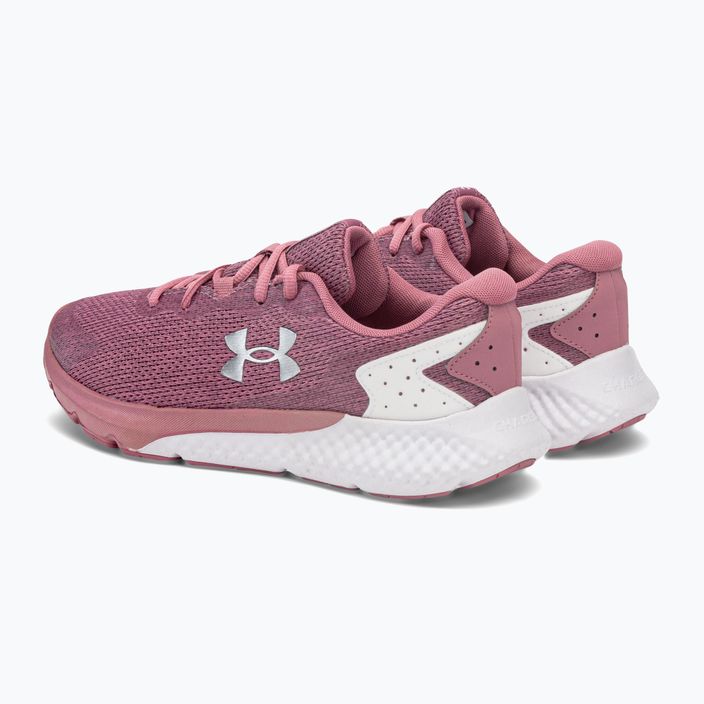 Under Armour дамски обувки за бягане W Charged Rogue 3 Knit pink 3026147 3
