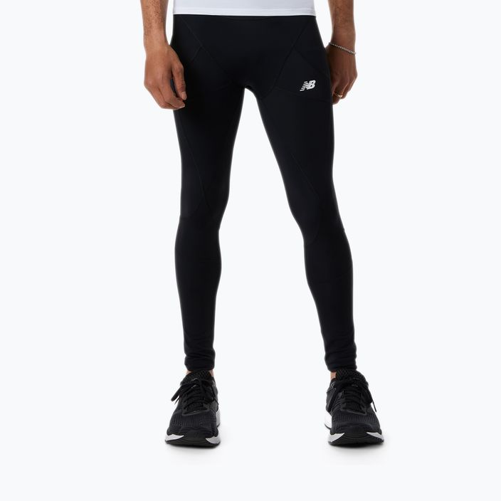 Мъжки панталони за бягане New Balance Compression Tight black NBMP231120BK
