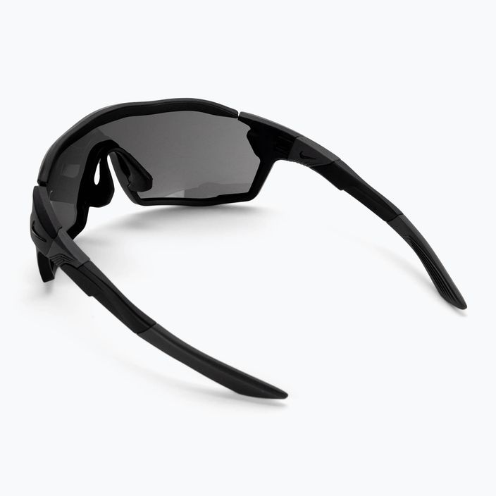 Слънчеви очила Nike Show X Rush матово черно/тъмно сиво 2
