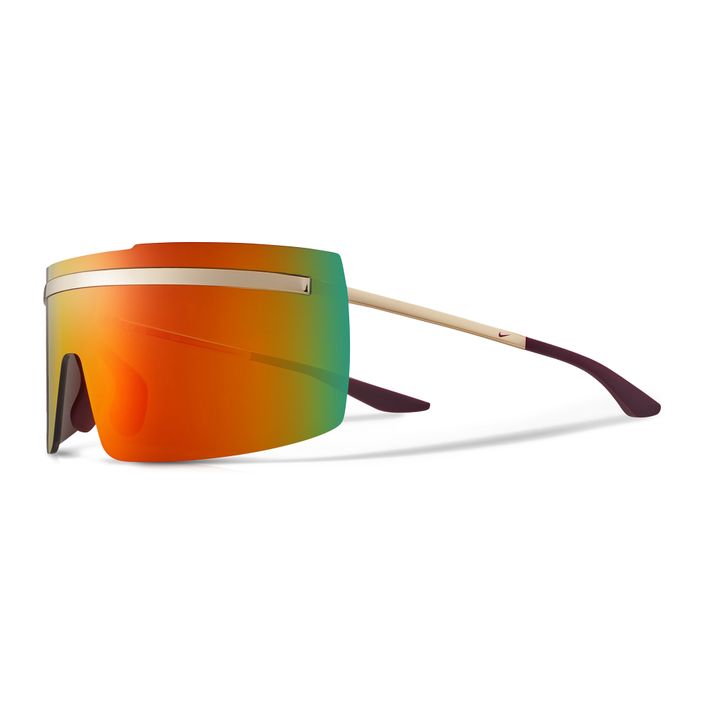 Огледални слънчеви очила Nike Echo Shield златно/червено 2