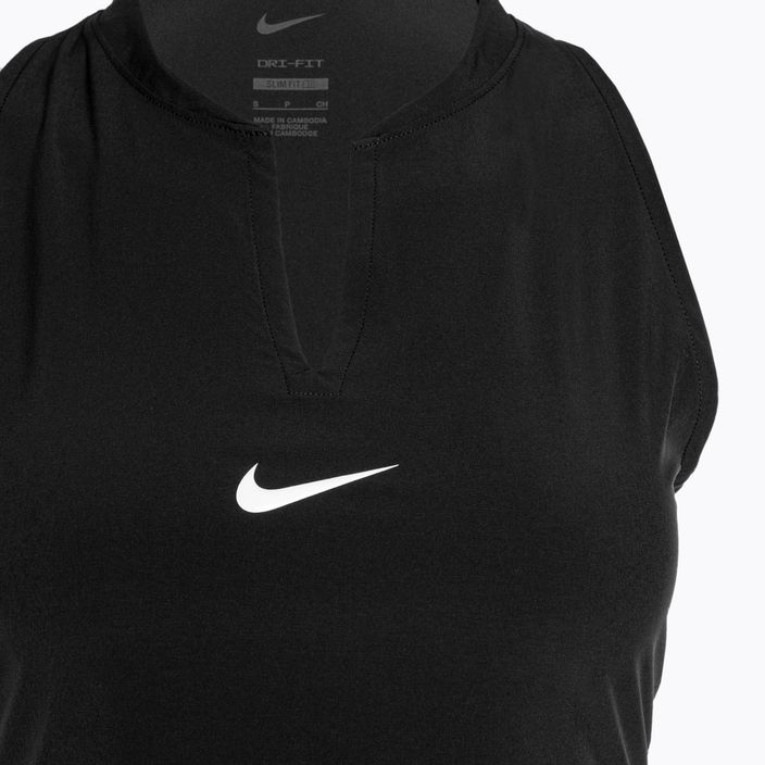 Рокля за тенис Nike Dri-Fit Advantage в черно/бяло 3