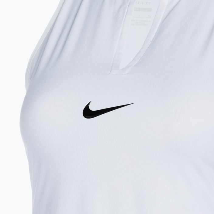 Рокля за тенис Nike Dri-Fit Advantage бяла/черна 3