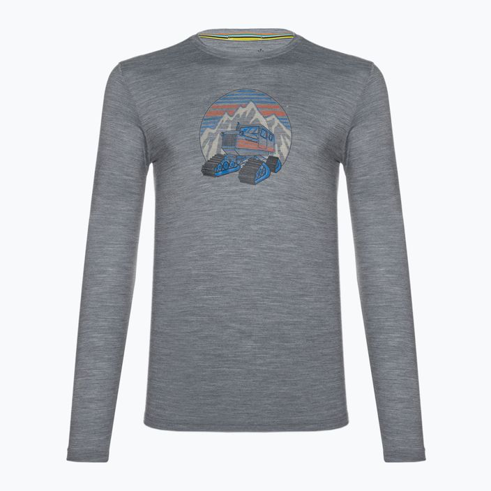 Мъжка тениска Smartwool Snowcat Trek Graphic Tee light grey 16683 trekking t-shirt 3