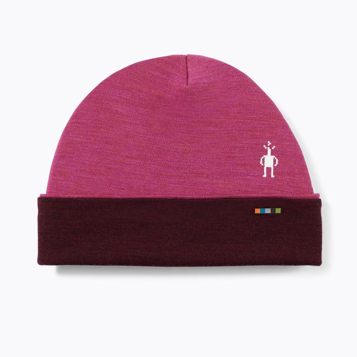 Зимна шапка с маншети Smartwool Thermal Merino Reversible Cuffed pink 0SW956-J61 4