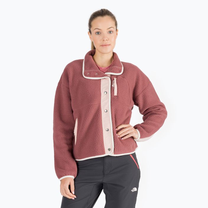 Флийс суитшърт за жени The North Face Cragmont Fleece pink NF0A5A9L93Z1