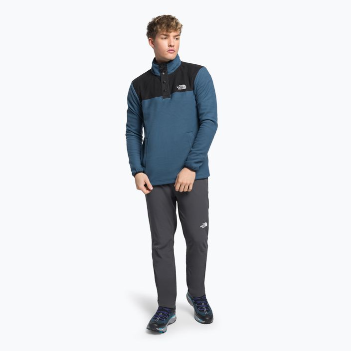 Мъжки поларен пуловер The North Face Homesafe Snap Neck Fleece Pullover blue NF0A55HMMPF1 2