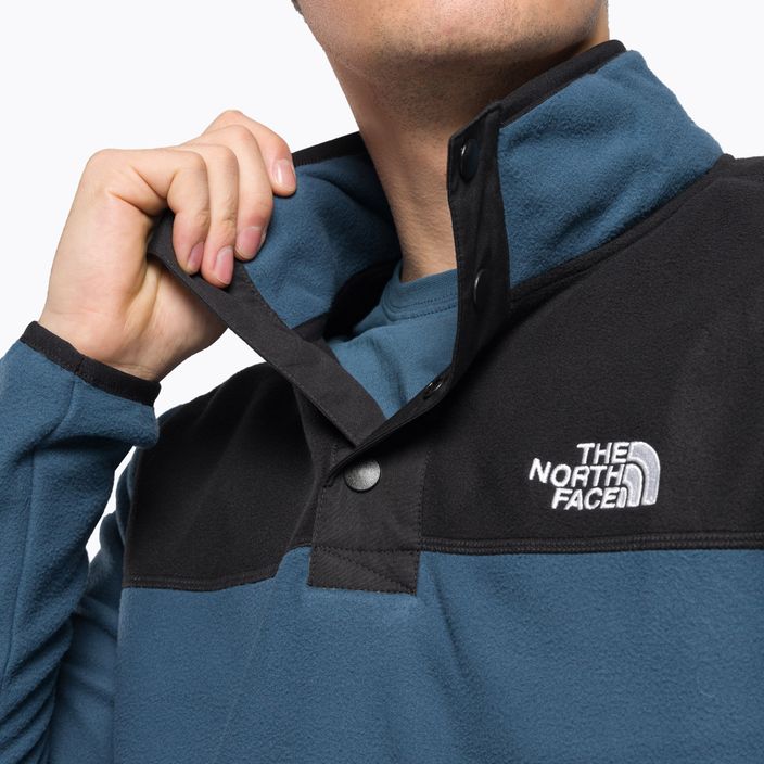 Мъжки поларен пуловер The North Face Homesafe Snap Neck Fleece Pullover blue NF0A55HMMPF1 5