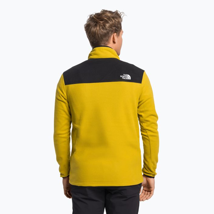 Мъжки поларен пуловер The North Face Homesafe Snap Neck Fleece Pullover yellow NF0A55HM76S1 4