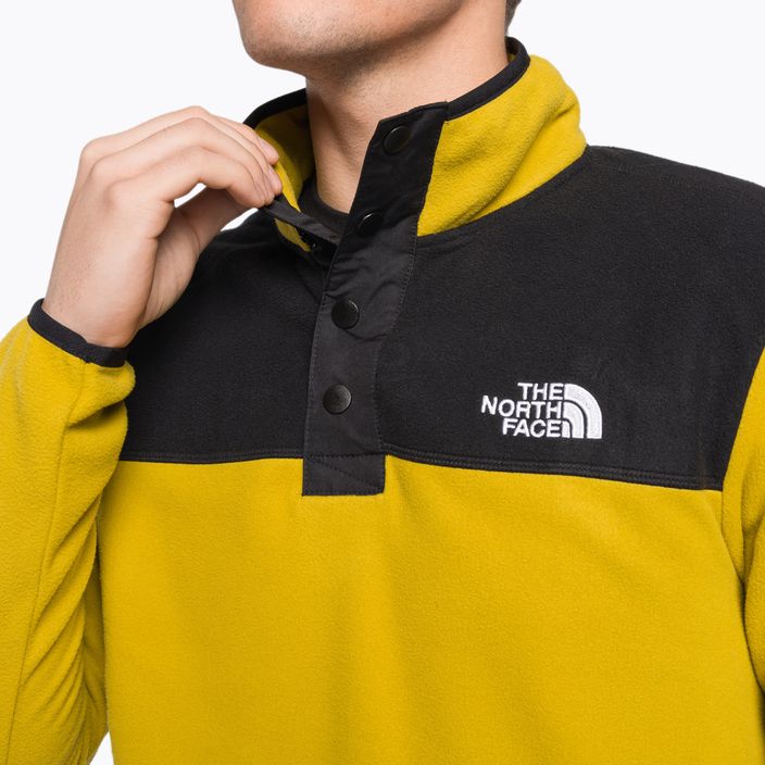 Мъжки поларен пуловер The North Face Homesafe Snap Neck Fleece Pullover yellow NF0A55HM76S1 6