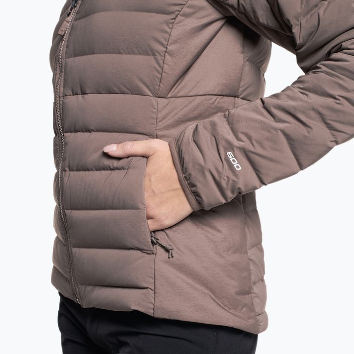 Пухено яке за жени The North Face Belleview Stretch Down Hoodie brown NF0A7UK5EFU1 5