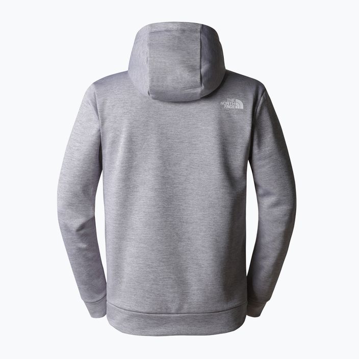 Мъжки суитшърт The North Face Reaxion Fleece P/O Hoodie tnf light grey heather/ asphalt grey 5