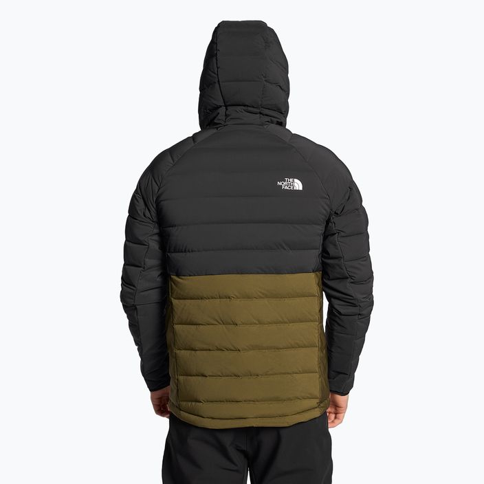 Мъжко пухено яке The North Face Belleview Stretch Down Hoodie black-green NF0A7UJE4Q61 2