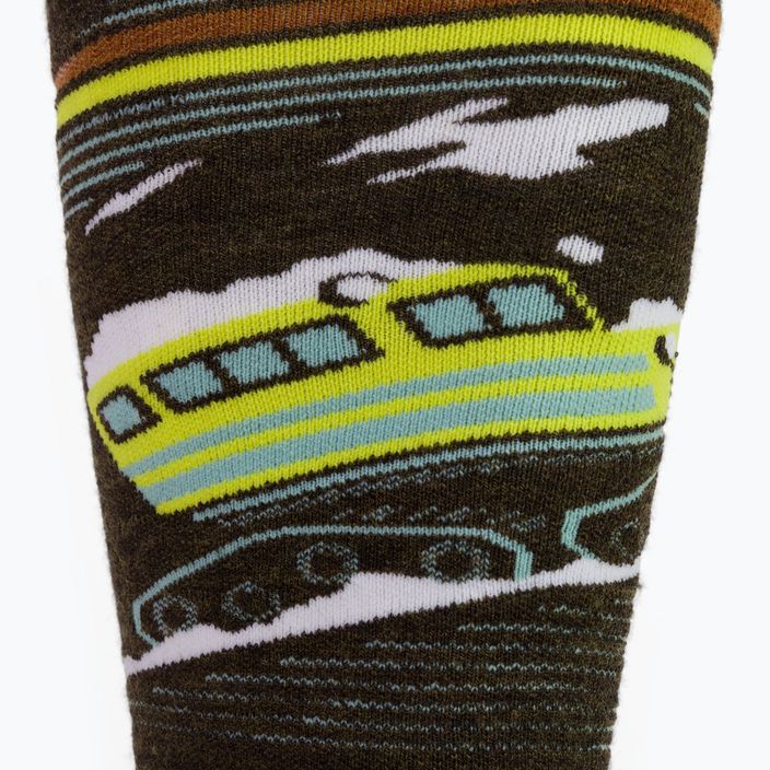 Мъжки чорапи за сноуборд Smartwool Targeted Cushion Piste Machine OTC green SW001922 4