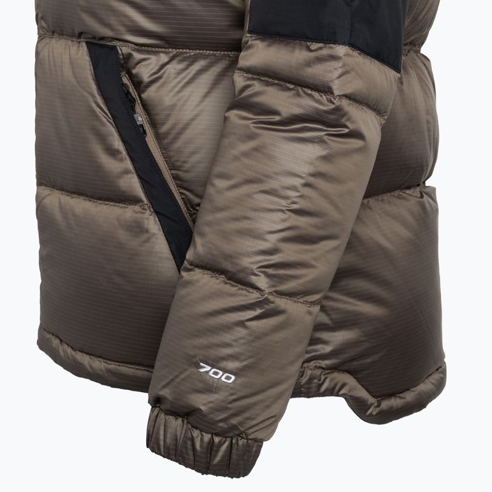Пухено яке за жени The North Face Diablo Recycled Down Hoodie brown NF0A7ZGF7T41 4
