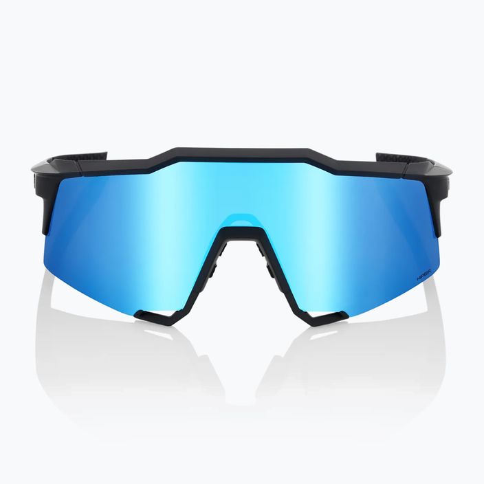100% Speedcraft матово черни/хипер сини многослойни огледални очила за колоездене 60007-00004 8