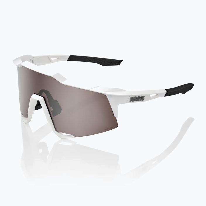 100% Speedcraft матово бели/хипер сребърни огледални очила за колоездене 60007-00006 7