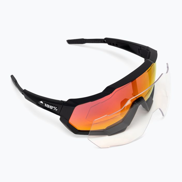 Очила за колоездене 100% Speedtrap soft tact black/red multilayer mirror 60012-00004