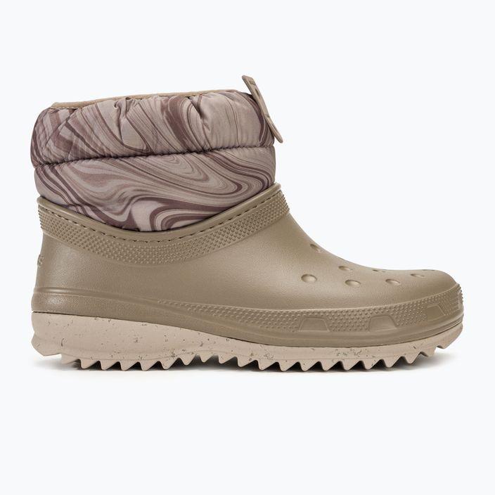 Дамски ботуши за сняг Crocs Classic Neo Puff Shorty mocha/mushroom 2