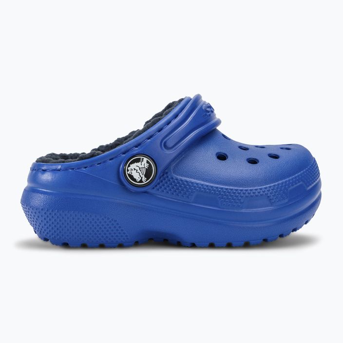Детски джапанки Crocs Classic Lined blue bolt 3
