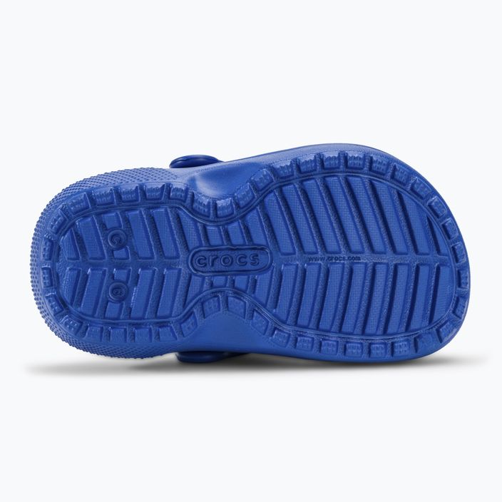 Детски джапанки Crocs Classic Lined blue bolt 5