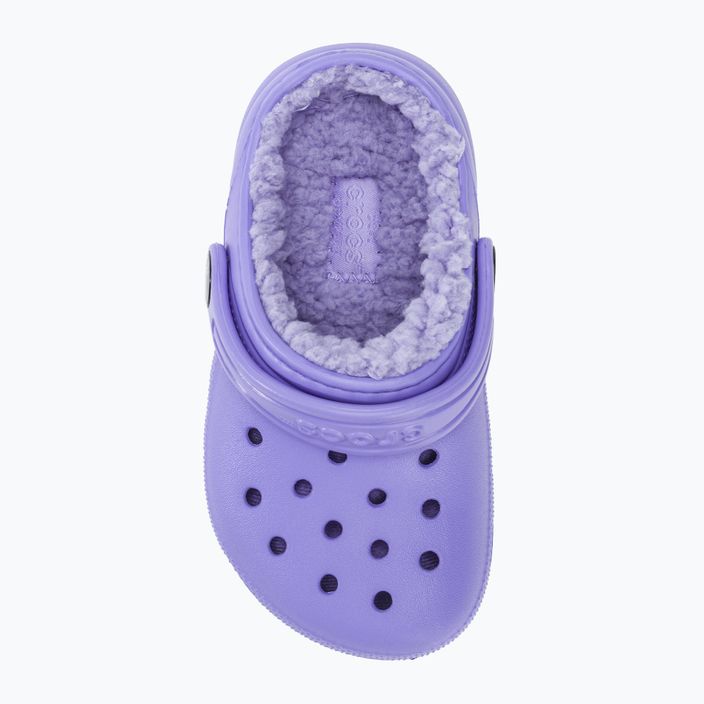 Детски джапанки Crocs Classic Lined digital violet 6
