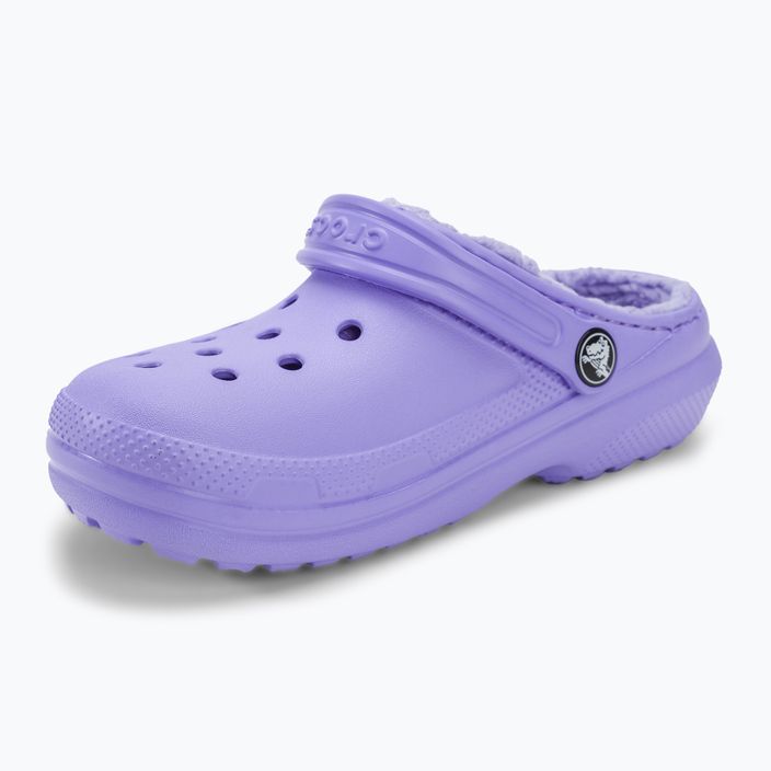 Детски джапанки Crocs Classic Lined digital violet 8