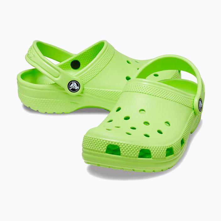 Детски джапанки Crocs Classic Clog T limeade 11