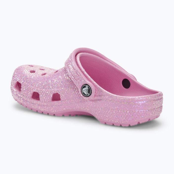 Детски джапанки Crocs Classic Glitter Clog flamingo 4
