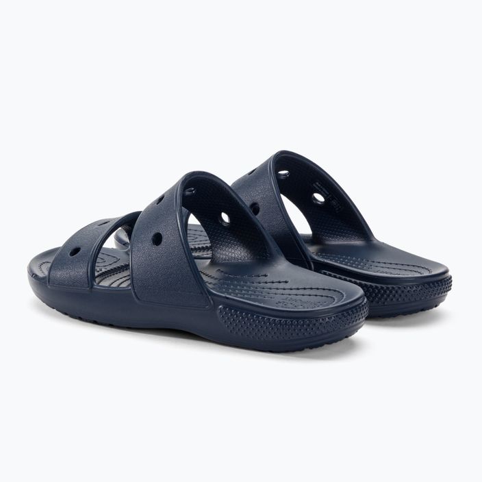 Crocs Classic Sandal Детски джапанки в тъмносин цвят 3
